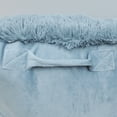 thumbnail image 6 of Home Soft Things DO-IT-YOURSELF Shaggy Faux Fur Bedrest Pillow, Silver Blue, 20" x 18" x 17", 6 of 11