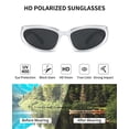 thumbnail image 2 of Gafas de sol SOAR&EAGLE Y2K SE920 polarizadas unisex, paquete de 3, 2 of 6