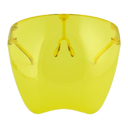 Futuristic Protective Face Shield Full cover Mirrored Visor Sunglasses ...