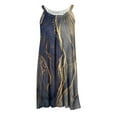 thumbnail image 4 of IROINNID Women's Shift Dress Summer Casual Sleeveless Loose Dress Prints Drop Waist Beach Dress, 4 of 4