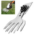 thumbnail image 3 of Durable Garden Tool Shrub Trimmer Blade Trimmer Blade 1pc 4 Inch For WORX WG801 Metal Replacement Silver Color, 3 of 5