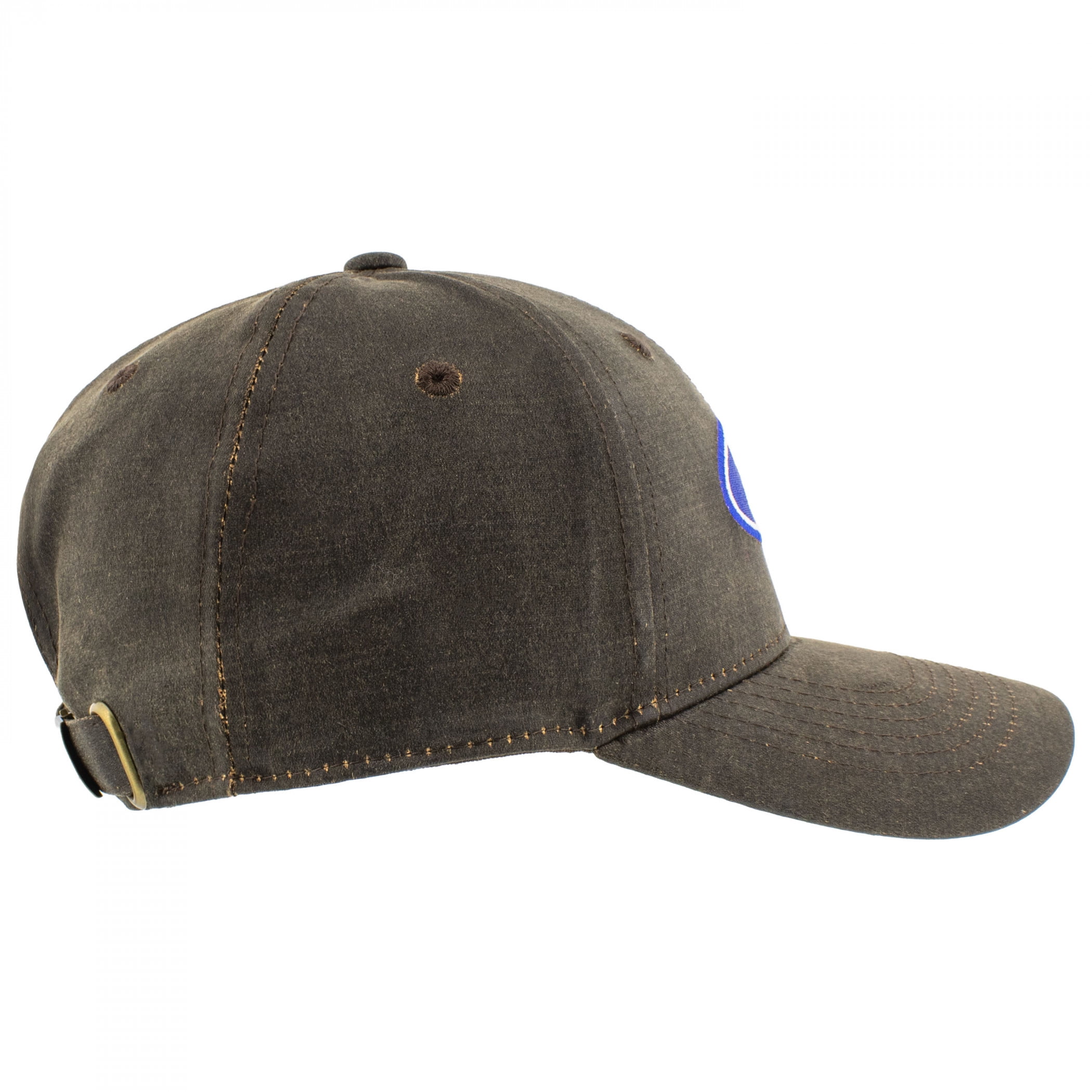 Ford Classic Oval Script Logo Brown Suede Adjustable Curved Bill Hat