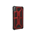 thumbnail image 2 of UAG Monarch Series Protective Case Cover for iPhone Xs Max - Crimson Black/Red, 2 of 6