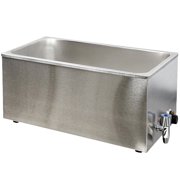 NSF 14 in. Countertop Electric Food Warmer, Buffet Warmer, Buffet Food Warmer With Faucet, Stainless Steel