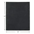 thumbnail image 2 of Mainstays Plush Throw Blanket Black, 2 of 6