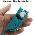 thumbnail image 4 of Lttoisl Precision PE Pipe Cutter Scissors, V-Cut Plastic Tubing Tool for Water Filter Systems, Soft Hose Cutting Device for Professionals & DIY Plumbing, Black & Lake Blue, 4.09 x 2.09 Inches, 4 of 8