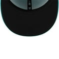 thumbnail image 5 of Men's New Era Teal Florida Marlins Cooperstown Collection Turn Back The Clock 59FIFTY Fitted Hat, 5 of 6