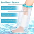 thumbnail image 3 of Waterproof Leg Guard for Shower for Adults after Surgery Reusable Leg Guards Shower Boots, 3 of 5