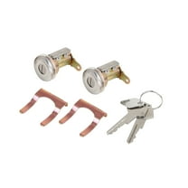 Unique Bargains Pair Door Lock Cylinders with Key for Dodge D100 Pickup 1968-1974