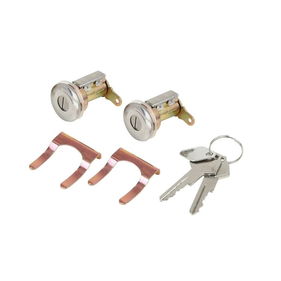 Unique Bargains Pair Door Lock Cylinders with Key for Dodge D100 Pickup 1968-1974