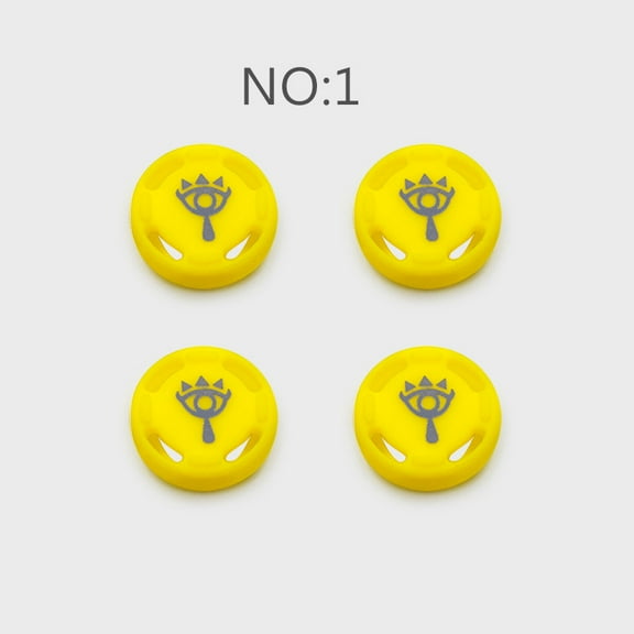 Thumb Grips for Nintendo Switch Joy-Con - Silicone Analog Stick Caps for Enhanced Grip & Protection