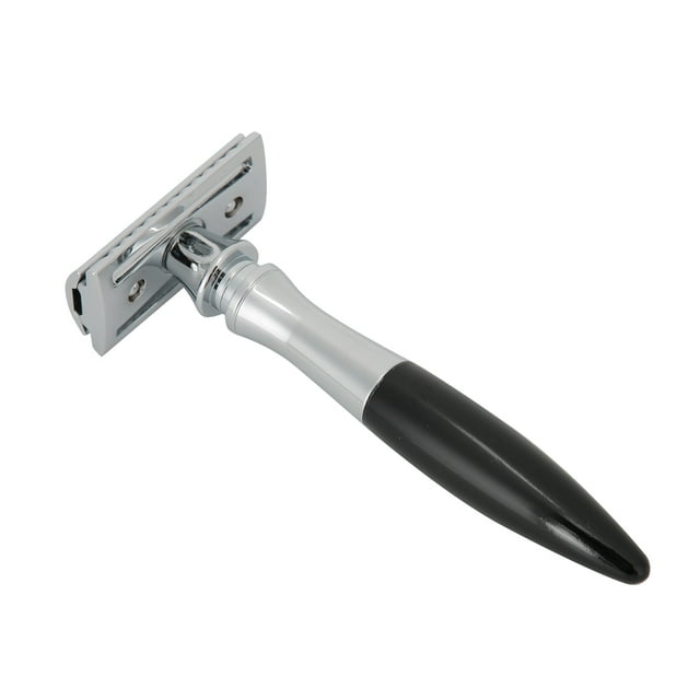 , Rétro Multi-Processus Confortable à Tenir Cadeau pour Hommes pour Barbiers Salons de Beauté pour Différentes Formes de Visage Noir,Bleu