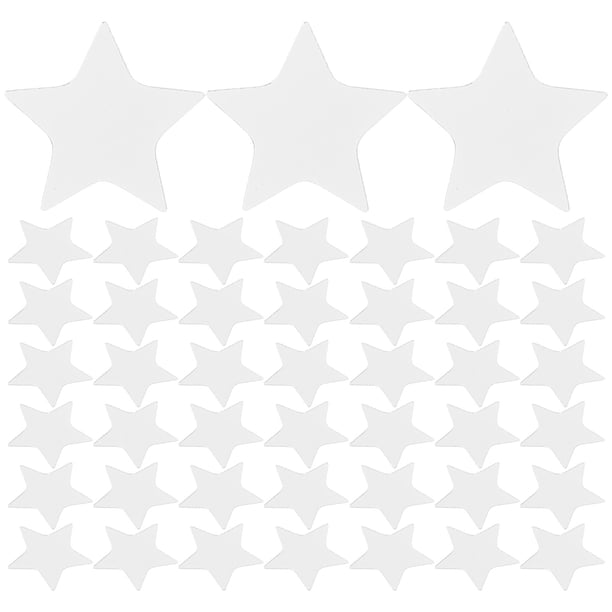 100 Uds. Adhesivo acrílico para pared, calcomanías artísticas de pared de estrellas, pegatina de espejo extraíble para fondo de pared