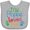 AC-Heather Grey, variant on Inktastic My Poppa Loves Me Boys or Girls Baby Bib