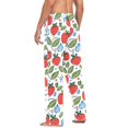 thumbnail image 3 of FORMRS Mens Pajama Pants with Pockets Cotton Sleepwear Lounge Bottoms Sizes S-2XL, Vibrant Strawberries, 3 of 7