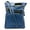 Navy Blue, variant on Steeltime Unisex Super Soft Leather Crossbody Bag with 6 compartments and Carrying Strap