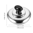 thumbnail image 2 of HEMOTON Water Kettle Cover Stovetop Water Kettle Lid Replacement Whistle Kettle Cover Universal Kettle Lid, 2 of 7