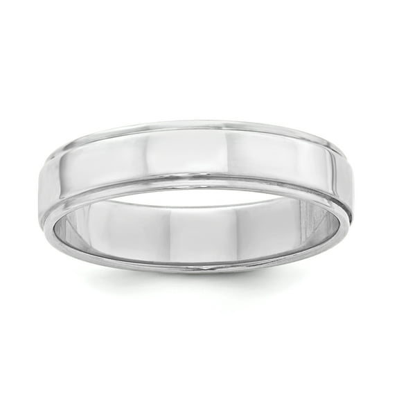 SS 5mm Flat with Step Edge Size 11 Band