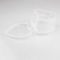thumbnail image 5 of 24 Pieces 2.4 oz Heart Shaped Slime Storage Containers Transparent Small Plastic Box with Hinged Lids, 5 of 5