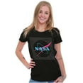 thumbnail image 3 of Vaporwave Retro NASA Meatball Logo Women's T Shirt Ladies Tee Brisco Brands S, 3 of 5