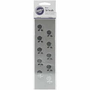 Wilton Envelope Decorating Seals, Silver Rose 50 ct. 1008-2333
