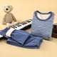 thumbnail image 1 of Sujetadores cálidos de invierno con forro polar y grueso para niños, ropa para el hogar, conjunto de chaqueta y pantalones de otoño para niños y niñas, 1 of 5