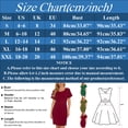 thumbnail image 5 of B91xZ Femmes Robe Manches Courtes Pull Col Rond Sweat-Shirts Coupe Décontractée Mini Robe, Vin XL, 5 of 5