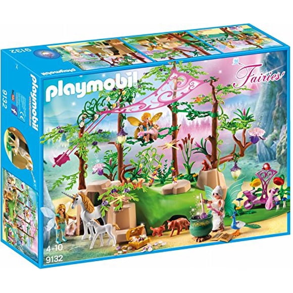 PLAYMOBIL Fairy Magique Ensemble de Jeu Forêt, Multicolore