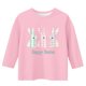 thumbnail image 5 of Blusas y camisas de cuello redondo y manga larga para niños, blusas/camisas de poliéster con estampado de corazones, mangas 3/4 y cuello redondo, elegantes e informales., 5 of 5