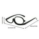 thumbnail image 4 of Fiudx Gafas de Aumento, Lentes de Maquillaje con Lentes Giratorias, Comoda Cadena de Goma con Resort, Almohadilla Nasal Ajustable, Lentes Laterales Extraíbles, Rutina de Belleza Diaria, Adultos Mayor, 4 of 4