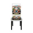 thumbnail image 2 of REK Décoration de Pâques Sac Décoratif de Dessin Animé de Pâques Housse de Chaise Universelle Extensible Housse de Chaise pour Table à Manger Familiale Housse de Chaise de Pâques pour la Maison Ornements pour la Maison Housse de Chaise Mignonne(E), 2 of 4