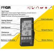 PRGR Black Pocket Golf Launch Monitor HS-130A (2021 Model)
