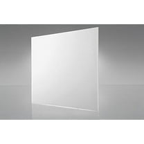 2 pack- WHITE TRANSPARENT ACRYLIC PLEXIGLASS SHEET 1/8" 24" X 24"