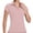 Pink, variant on Golf Polo Shirt for Women V-Neck Short Sleeve Collarless Quick Dry Tennis Running T Shirt Fitness Drain Moisture Tops