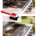 thumbnail image 4 of Grill Brush for Outdoor Kitchen, Bristle Free Steam Grill Brush with Scraper, BBQ Grilling Accessories Cleaning Brush, Outdoor Kitchen Stainless Steel Cleaner, Gifts for Men Dad Husband, 4 of 7