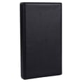 thumbnail image 1 of 18.5x10.8cm 180 hojas de cuero de la PU de tapa dura libro de negocios 180 tarjetas de nombre libro titular de la caja del libro (negro), 1 of 6