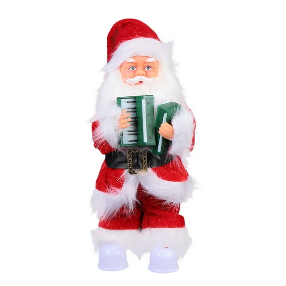 Children's Electric Toy Stri Music Santa Doll Toy Christmas Ornament Santa Claus Decoration