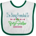 thumbnail image 3 of Inktastic I'm Being Promoted to Big Sister Girls Baby Bib, 3 of 4