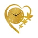 thumbnail image 3 of Reloj de pared de acrílico, reloj decorativo, regalo, elegante, silencioso, minimalista, de moda. Oro, 3 of 9