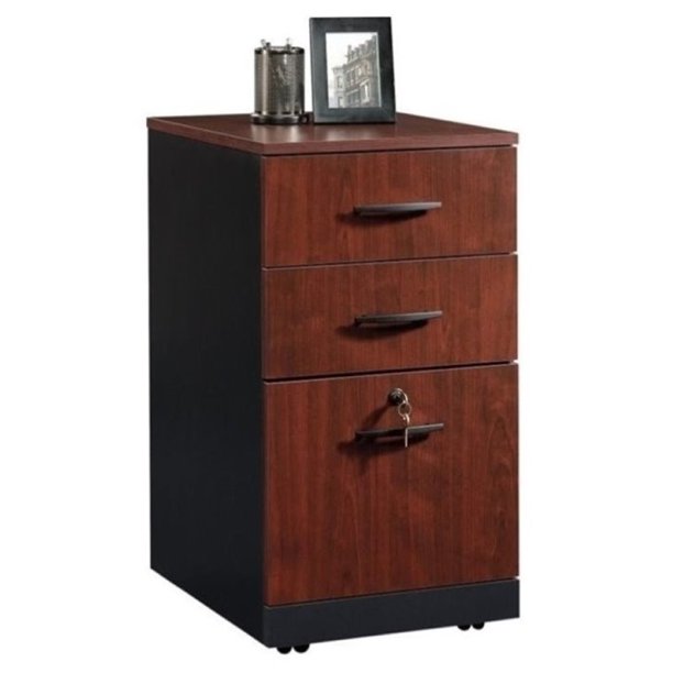 Bowery Hill 3 Drawer Pedestal, File Storage with a Key Lock in