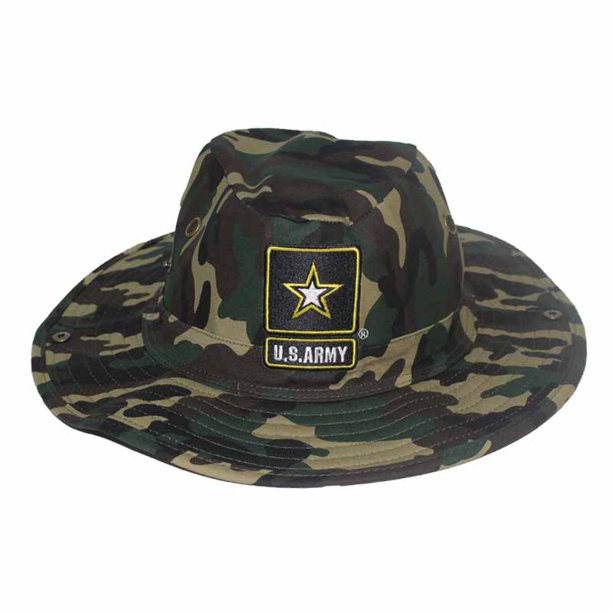 JWM Wholesale JWM Mens Embroidered Cotton Military Hunter Hats (Army