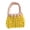 Yellow, variant on yuksok Handwoven Handbag Elegant Shoulder Bag Fashion Pouch Shopping Bag Soft Purse Yellow