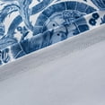 thumbnail image 4 of DriftAway Millie Watercolor Floral Botanical Pattern Lined Blackout Grommet Window Curtain 2 Panels 52"Wx84"L Navy, 4 of 5