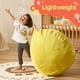 thumbnail image 3 of Puf Cansunna Teardrop con espuma viscoelástica, tamaño pequeño, amarillo, 3 of 8