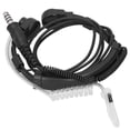 thumbnail image 1 of Auriculares para Baofeng U, walkie talkies, auriculares de cuello y garganta con micrófono PTT, los mejores de su clase, 1 of 9