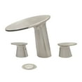 thumbnail image 1 of Wovier Brushed Nickel 8-16 Inch Widespread Waterfall Bathroom Sink Faucet with Supply Hoses,Two Handle Three Hole Lavatory Faucet,Basin Mixer Tap with Pop Up Drain, 1 of 7