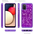 thumbnail image 3 of For Apple iPhone 13 Pro Max (6.7") Glitter Bling Sparkling Shockproof Heavy Duty Hybrid Dual-Layer TPU + PC High Impact Phone Case Cover by Xpression [Purple], 3 of 7