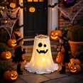 thumbnail image 5 of Light Up Ghost Candy Bowl, Remote Control LED Animated Treat Stand, Front Porch Spooky Candy Container, Bowl for Halloween Trunk Or Treat Front Porch, 5 of 6