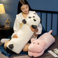 thumbnail image 5 of Muñeco de peluche de animales Kawaii para bebé, Animal suave, Panda, cerdo, perro, muñeco de peluche de dibujos animados, compañero de dormir, almohada de felpa linda, regalo821, 5 of 5