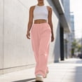 thumbnail image 6 of Ashirexll Wide Leg Sweatpants Women Elastic Tie Casual Solid High Waist Wide Long Sweatpants for Fall Winter Daily Wear, 6 of 7